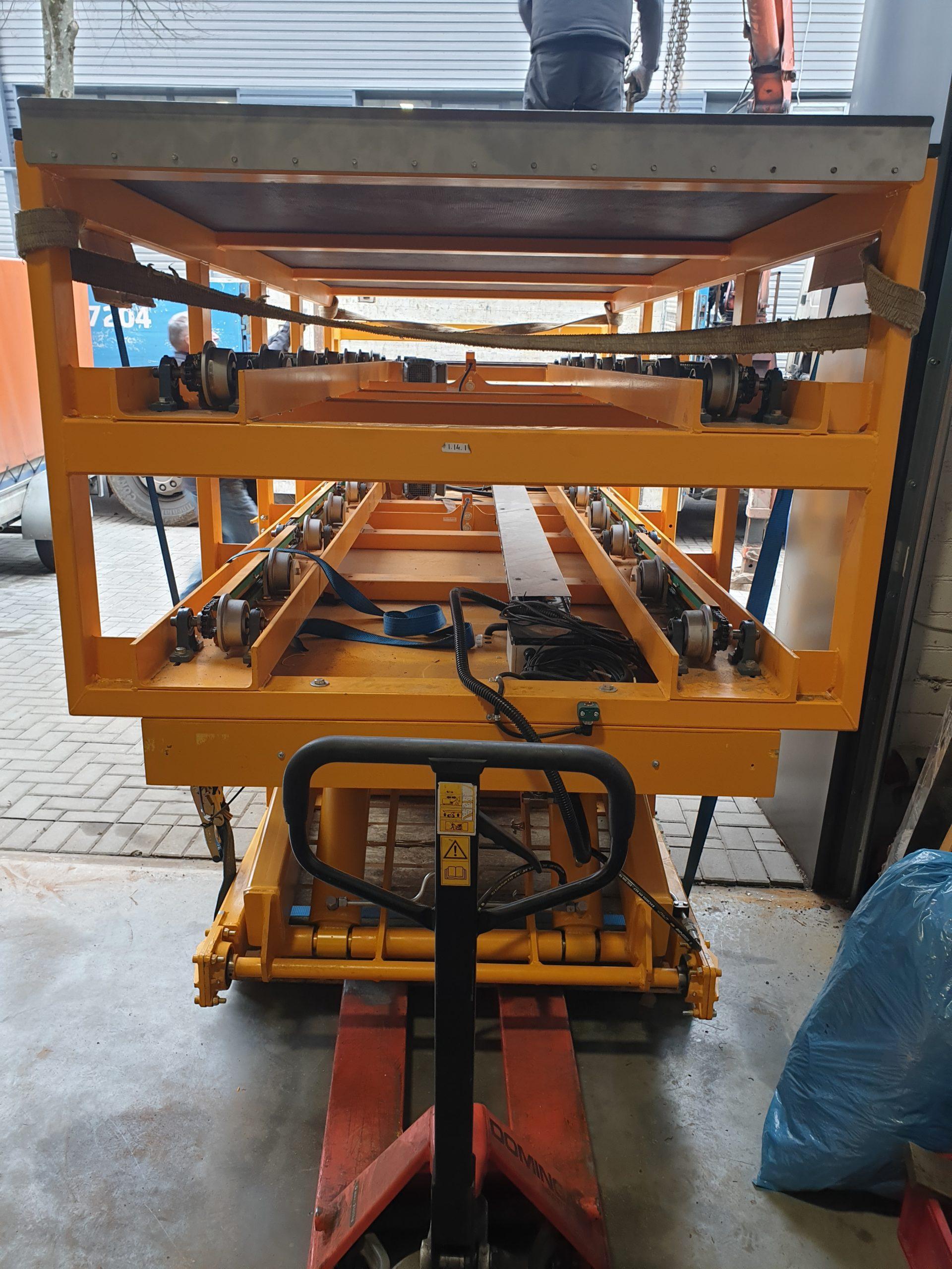Hydraulic table repair for Schmitz Cargobull plant